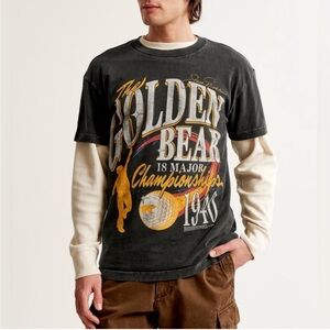 Abercrombie & Fitch Black Jack Nicklaus Golden Bear T-Shirt NWT